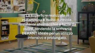 La scrivania BEKANT é in super sconto grazie al sottocosto IKEA 2024 [upl. by Luise38]