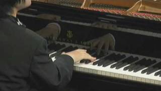 Nobuyuki Tsujii 辻井伸行 THE Cliburn 2009 SEMIFINAL RECITAL ベートーヴェン ピアノソナタ ハンマークラヴィア第二楽章 前半 [upl. by Ramilahs]