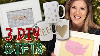 3 Cute amp Easy DIY Holiday Gift Ideas for Friends amp Family [upl. by Ocsirf624]