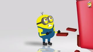 minions Banana Balloon Strings Fuuny Cartoon Minions Mini movies 2016 HD [upl. by Marji697]