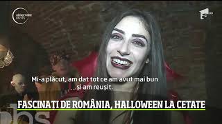 Halloween party in Sighisoara by Transylvania Live on national television [upl. by Eesak799]