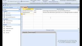 DB04UE05 Datenbanken mit MS Access LE04 Relationales Modell Teil05 Tabelle Benutzer [upl. by Arracot]