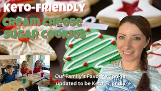 Keto Friendly Cream Cheese Sugar Cookie Recipe  Family Favorite amp Tradition [upl. by Scharf]