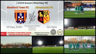 Stratford Town vs Alvechurch 161223 [upl. by Mccallum]