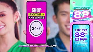 Are You Ready for Watsons 88 SHOPATHON With Up to 88 OFF [upl. by Lolanthe]