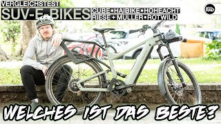 Cube Riese amp Müller Rotwild Hoheacht oder Haibike – Welches ist das beste SUVEBike 2024 [upl. by Alphonso551]