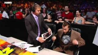 WWE NXT CM Punk joins the WWE NXT announce team [upl. by Saitam992]