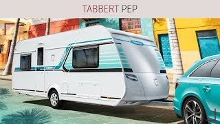 TABBERT PEP  Luxury Caravan with Fresh Design [upl. by Ennaitsirhc]