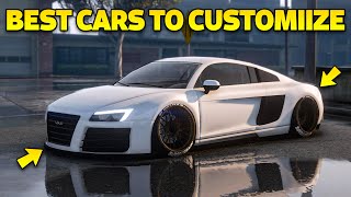 GTA 5 Online BEST CARS TO CUSTOMIZE IN GTA V Online RARE amp SECRET CARS amp CUSTOMIZATION [upl. by Rehpotsirk293]