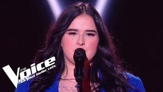 Un peu plus haut un peu plus loin  Ginette Reno  Zoé  The Voice 2023  Blind Audition [upl. by Ahsino]