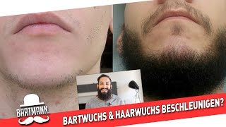 BARTWUCHS amp HAARWUCHS BESCHLEUNIGEN MIT MINOXIDIL  BARTMANN [upl. by Garcon182]