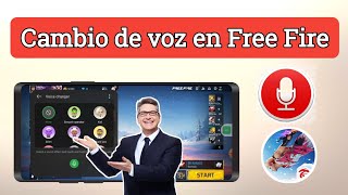 Cambiador de voz del juego Free Fire 2023  Cómo cambiar la voz en Free Fire Español [upl. by Nrobyalc]