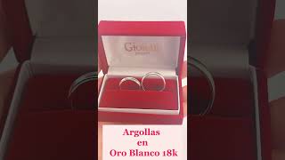 Argollas de Matrimonio en oro blanco 18k oroblanco argollasdematrimonio [upl. by Yetti72]