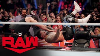 Drew McIntyre obliterates Jey Uso after phenomenal match with Rollins Raw highlights Dec 4 2023 [upl. by Neros]