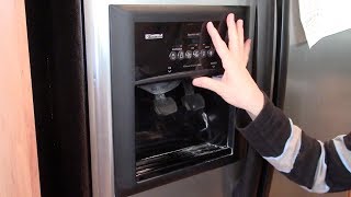 How to fix a dripping water dispenser  refrigerator repair Kenmore Whirlpool Supco [upl. by Oht]