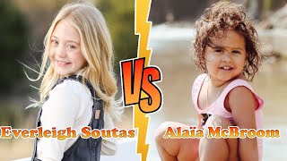 Everleigh Rose Soutas VS Alaïa McBroom The ACE Family Transformation 👑 New Stars From Baby To 2023 [upl. by Osterhus]