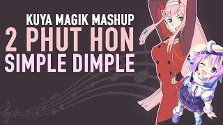 Simple Dimple x 2 Phut Hon TikTok Dance Mashup simple dimple pop it TikTok Song [upl. by Keir212]