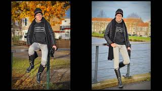 Photoshoot Hunter Original Tall Reflective Outline Wellington Boots  Wellies  7th of December 2022 [upl. by Garlanda363]