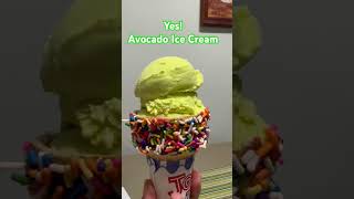 Yes Avocado Ice Cream Try it  Its delicious [upl. by Illom]