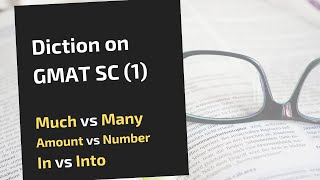 GMAT Sentence Correction tutorial  How to use Diction Part 1 [upl. by Craw]