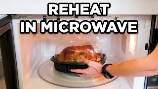 How to Reheat Rotisserie Chicken in the Microwave Without Drying It Out  How to Cook by MOMables [upl. by Clarie]