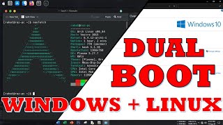 Dual boot tutorial windows  Arch Linux  উইন্ডোজ এর সাথে আর্চ লিনাক্সের ডুয়েল বুট করার টিউটোরিয়াল [upl. by Isis]