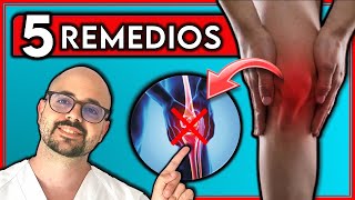 ALIVIAR el DOLOR de RODILLA para SIEMPRE  ¡Remedios NATURALES que FUNCIONAN al 100 [upl. by Augy]