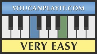 Vivaldi  Spring  Piano Tutorial  VERY EASY [upl. by Ennayhs]