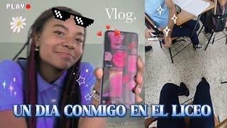 🌸Un día conmigo🌤 en el liceo🏫  Vlog🦋💕 [upl. by Nashom989]