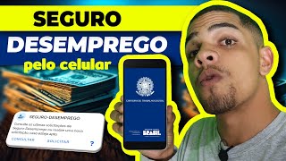 SEGURO DESEMPREGO  COMO DAR ENTRADA NO SEGURO DESEMPREGO PELO APP CARTEIRA DE TRABALHO DIGITAL [upl. by Snowman910]