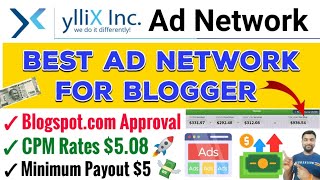 Yllix Ad Network Review  Yllix Ads Review  Yllix Ads Setup  Best Blogger Ad Network  SmartHindi [upl. by Blondell618]