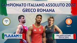 Lotta  Campionato Italiano Assoluto Greco Romana 2022  MAT B [upl. by Gardie383]