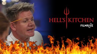 Christina vs Justin Season 10 Final Service  Hell’s Kitchen [upl. by Der]