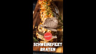 Leckeres SCHWEINEFILET  schnell amp einfach zubereiten [upl. by Oidacra]