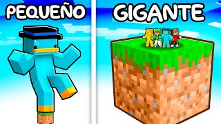 Un Bloque GIGANTE vs Un Bloque ENANO en Minecraft [upl. by Varney]