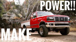 THE FIRST 4 MODS TO MAKE HORSE POWER ON YOUR OBS 73 POWERSTROKE [upl. by Ennalyrehc]