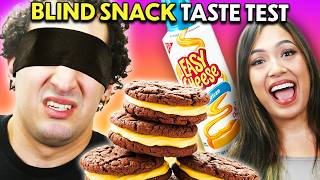 Guess The Snack While Blindfolded Challenge [upl. by Gingras]