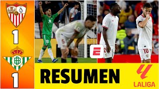 PARTIDAZO SEVILLA y BETIS igualaron 11 en el GRAN DERBI SEVILLANO GOLAZO de Ivan Rakitic  La Liga [upl. by Nnor]