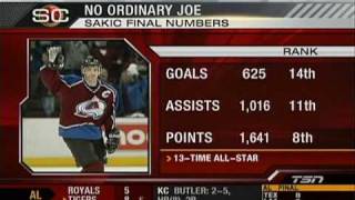 Joe Sakic Retirement Tribute TSN [upl. by Berard]