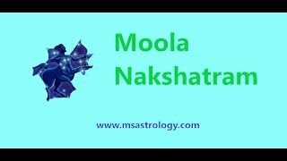 Moola Nakshatram Characteristics MS Astrology  Vedic Astrology in Telugu Series [upl. by Safko131]