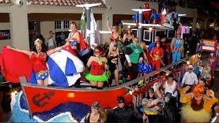 2013 Key West Fantasy Fest Parade [upl. by Ahseekat]