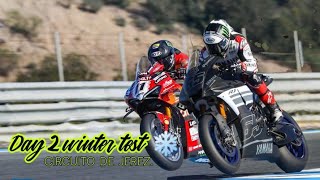 Morning run session  day 2 Jerez superbike test  2024 winter test ❄️ [upl. by Kathy]