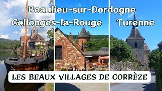 TROIS BEAUX VILLAGES DE CORRÈZE  Beaulieu Collonges Turenne [upl. by Radman531]