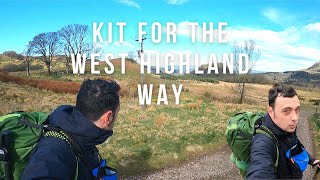 What I Took On The West Highland Way  100 Mile Backpacking Kit Review [upl. by Jacynth988]