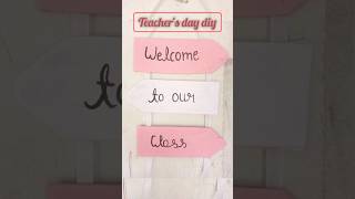 diy beautiful welcome wall hanging making at home with paper diy youtubeshorts [upl. by Ramaj]