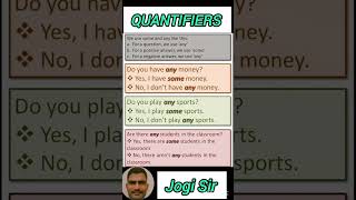 Determiner  Quantifier  Vocabulary  sentences [upl. by Airet928]