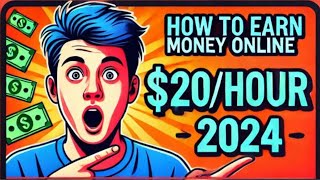 How to earn Money Online As a Student 20Hour 2024 [upl. by Atikan]