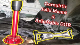 Installing Garagistic Solid Mount Shifter And Adjustable DSSR In the E30 [upl. by Yatnod88]