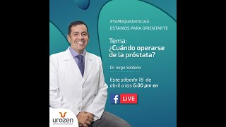 Cuando operarse de la prostata [upl. by Elyrpa]