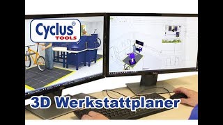 CYCLUS TOOLS® 3D FahrradWerkstattplaner [upl. by Domel]